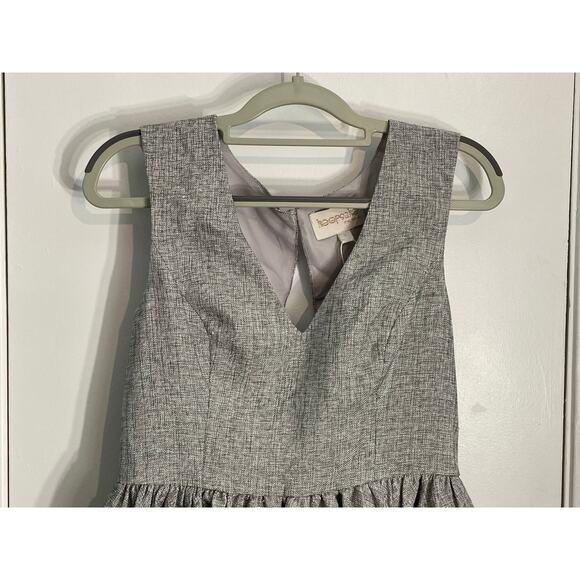 Keepsake the Label Cocktail Dress Large Silver Jacquard Bling Prom Homecoming - Picture 4 of 10